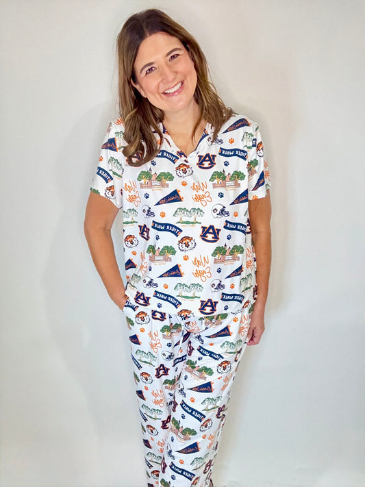The Mary Square PRE-ORDER  Auburn Pajama's Pants Set