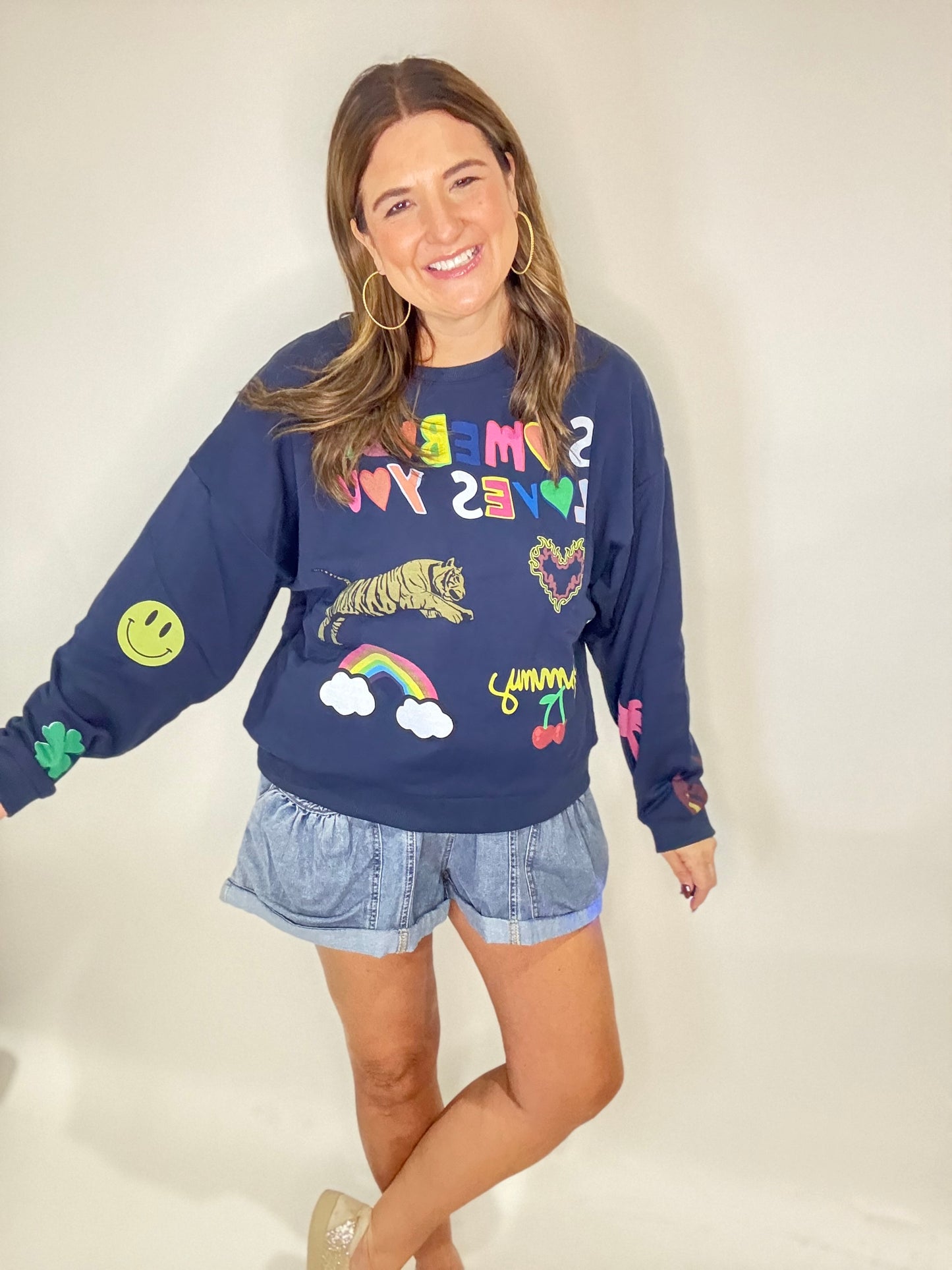 The Somebody Loves You Graphic Sweatshirt