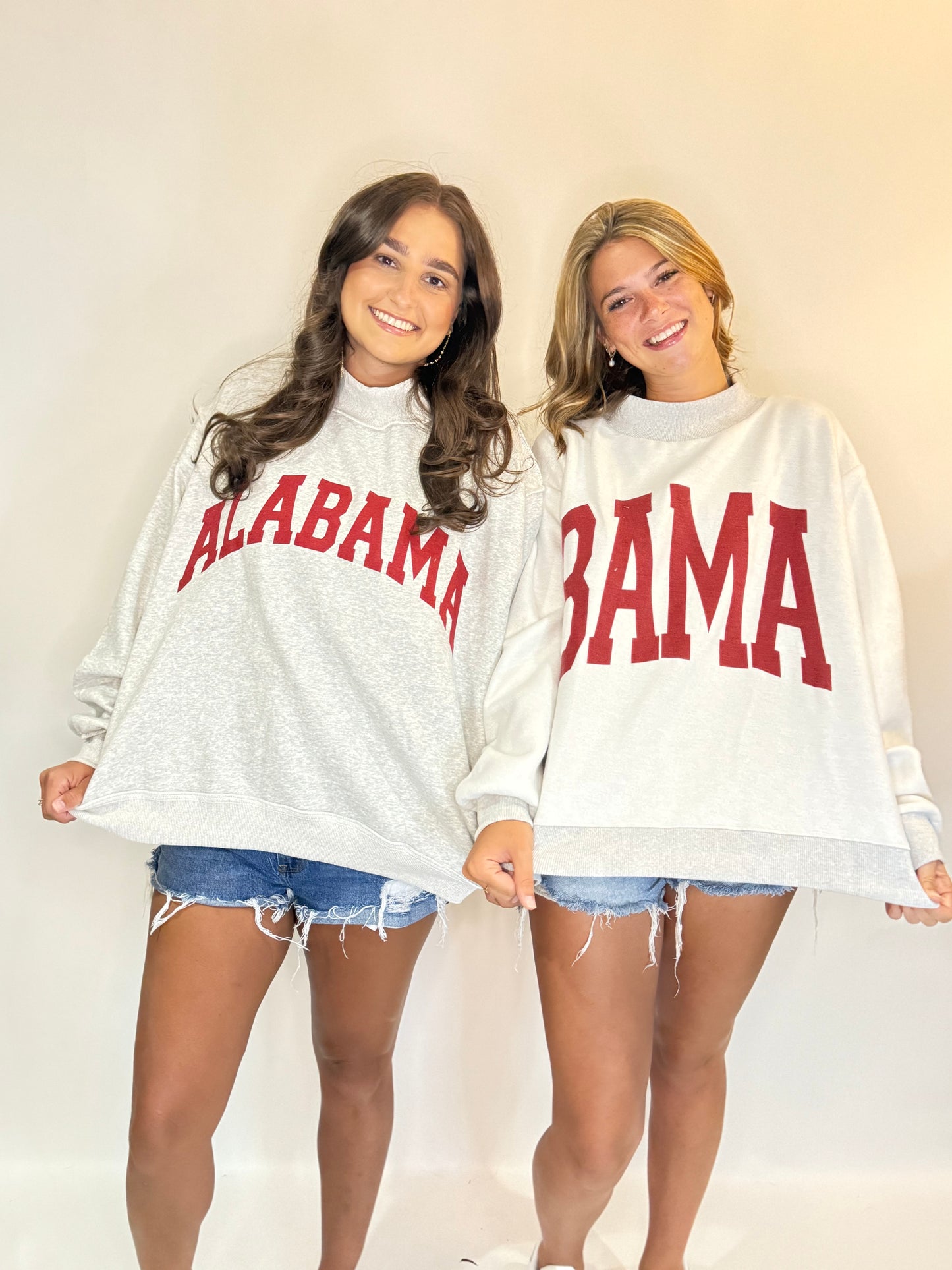 Alabama/Bama print reversible mock neck sweatshirt’s HAVE JUST ARRIVED!! - Triple Charm Boutique