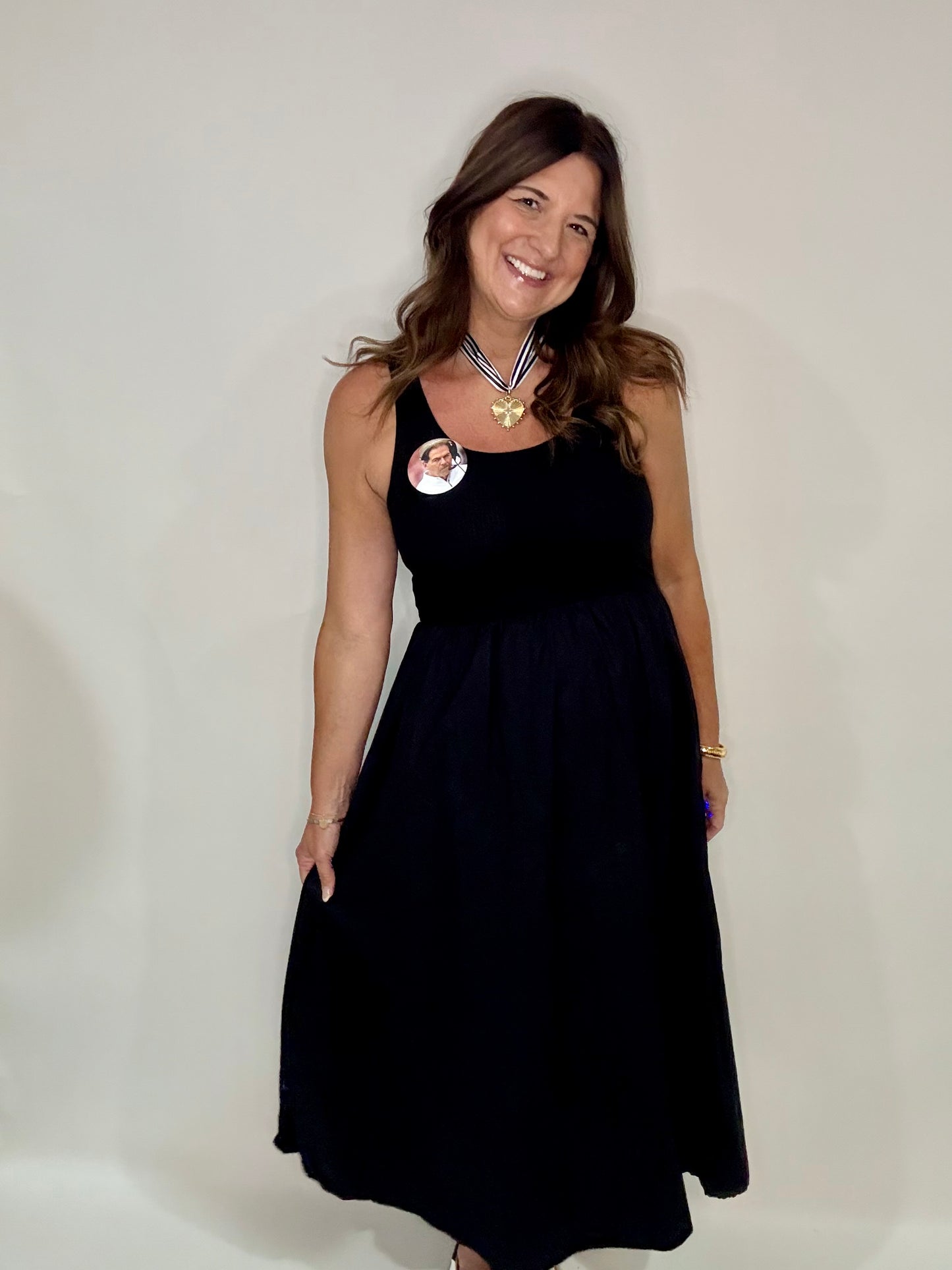 The Black Tank Midi Dress - Triple Charm Boutique