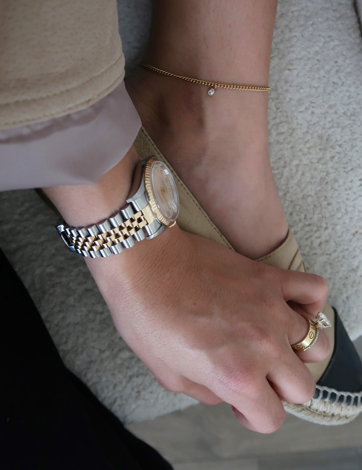 OLIVIA ANKLET - Triple Charm Boutique