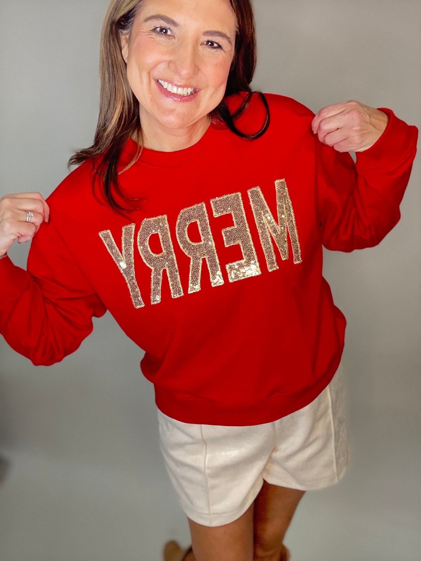 The Merry Sequin Sweatshirt