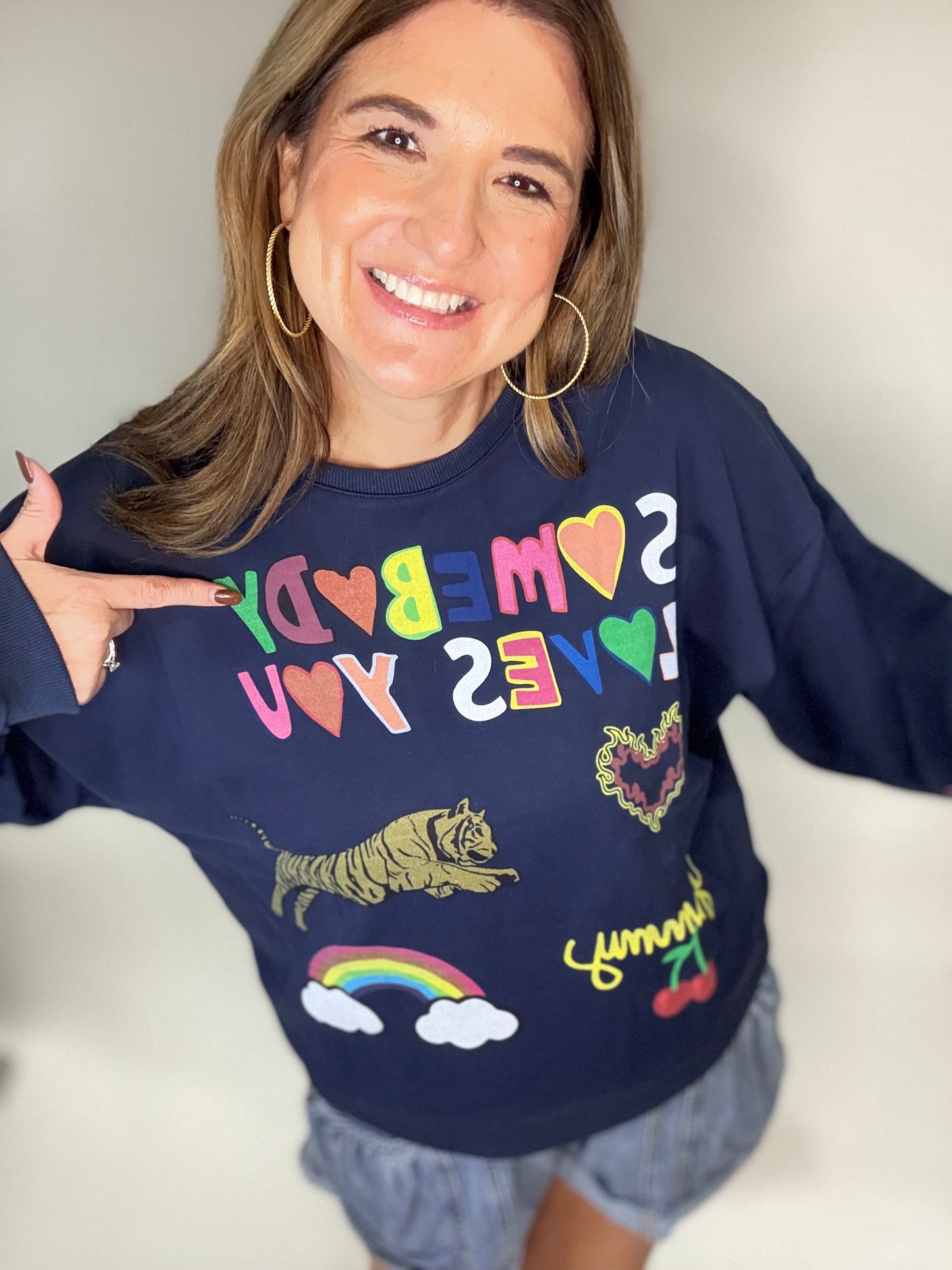 The Somebody Loves You Graphic Sweatshirt