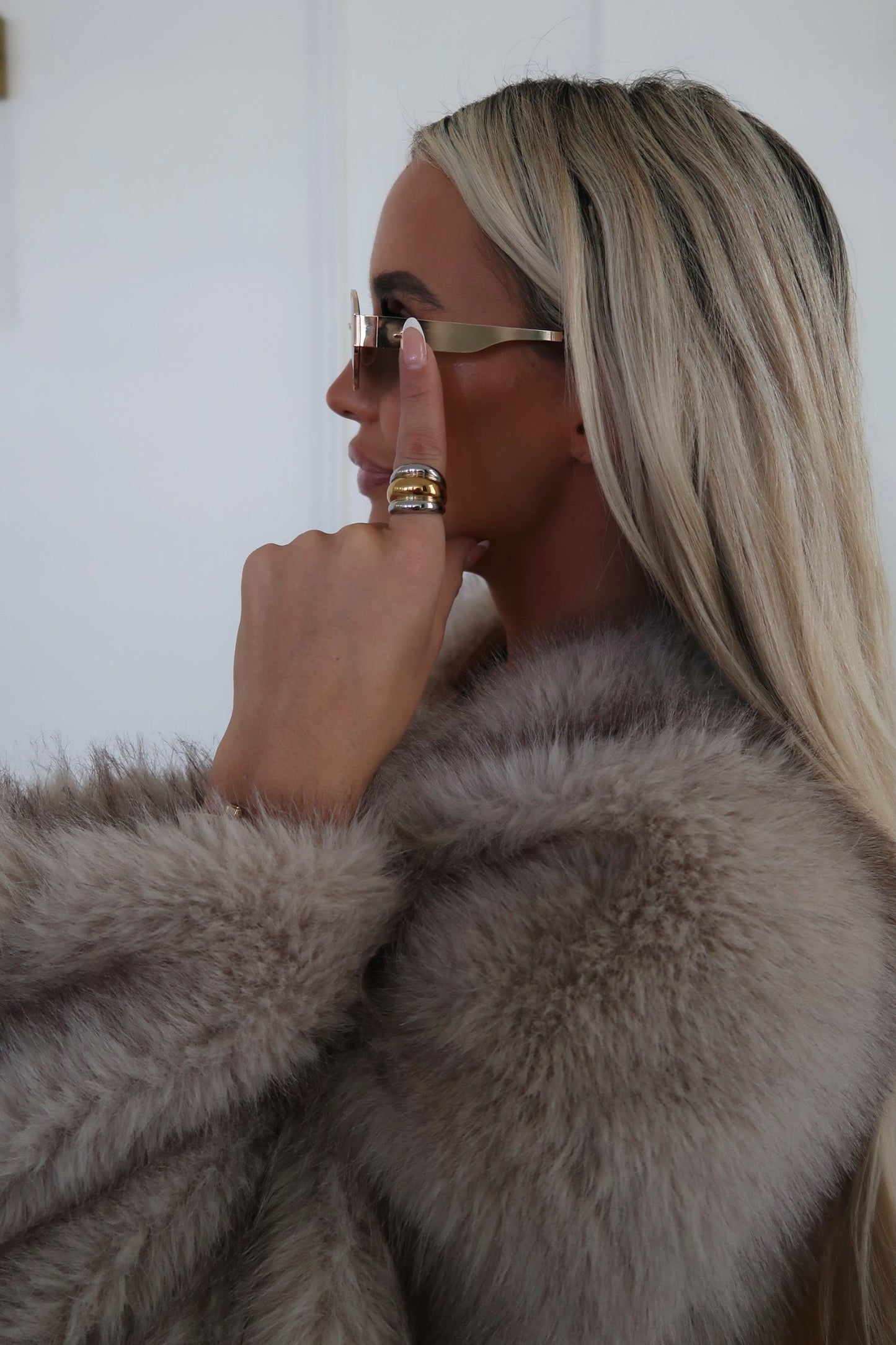 TWO TONED DOME RING  - Triple Charm Boutique