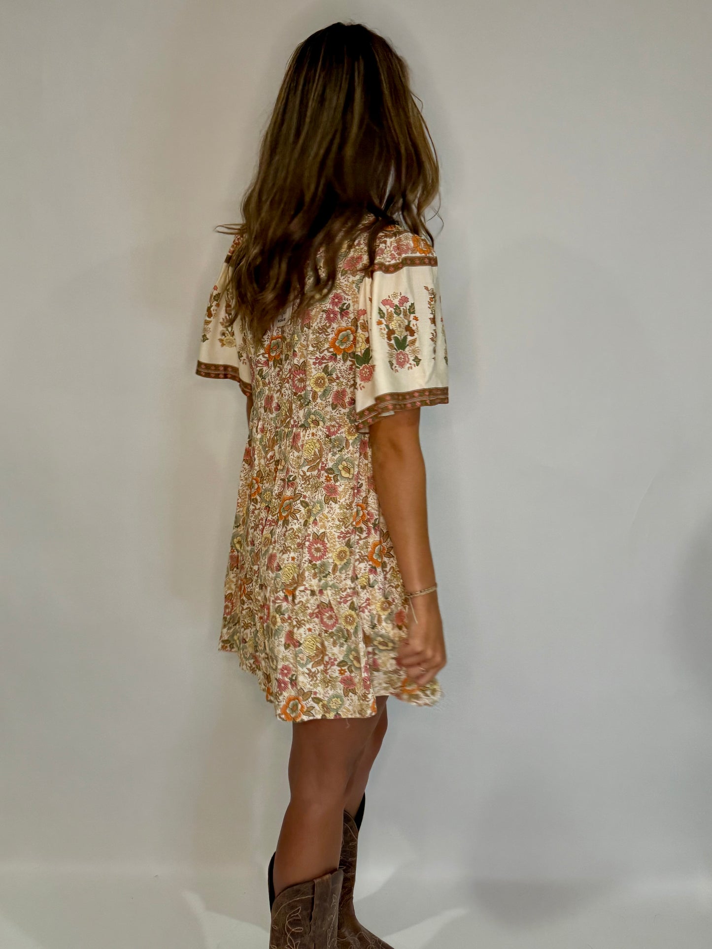 The Western Midi Dress - Triple Charm Boutique