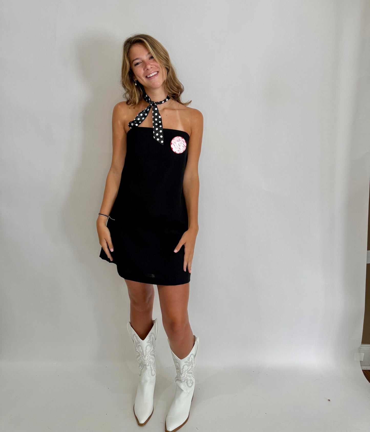 Your favorite Black Linen Strapless Dress - Triple Charm Boutique