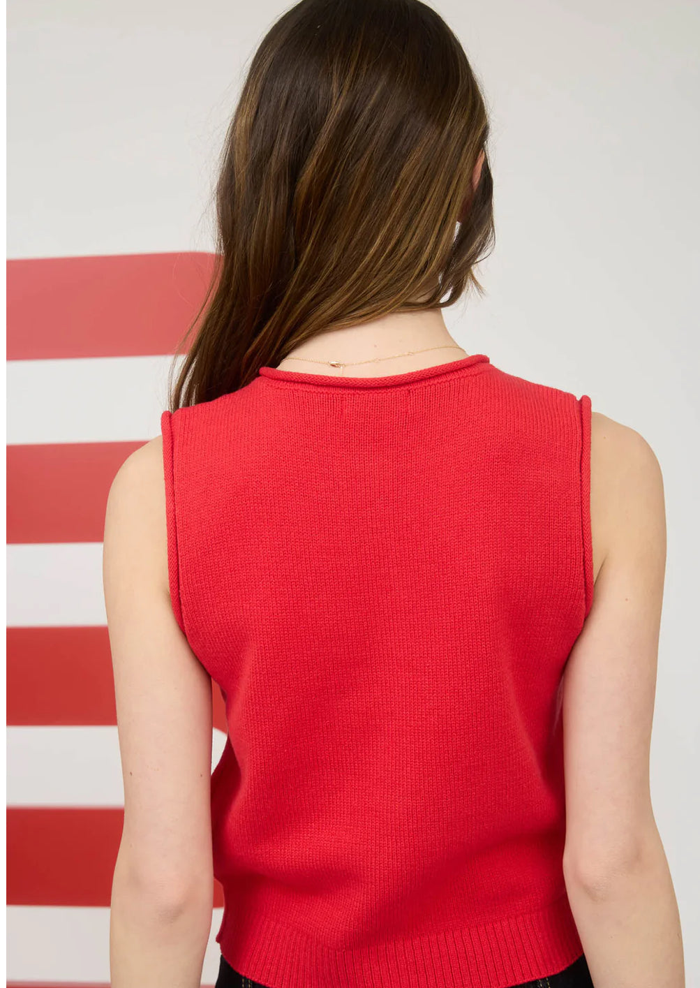 The Red Button Up Sweater - Triple Charm Boutique