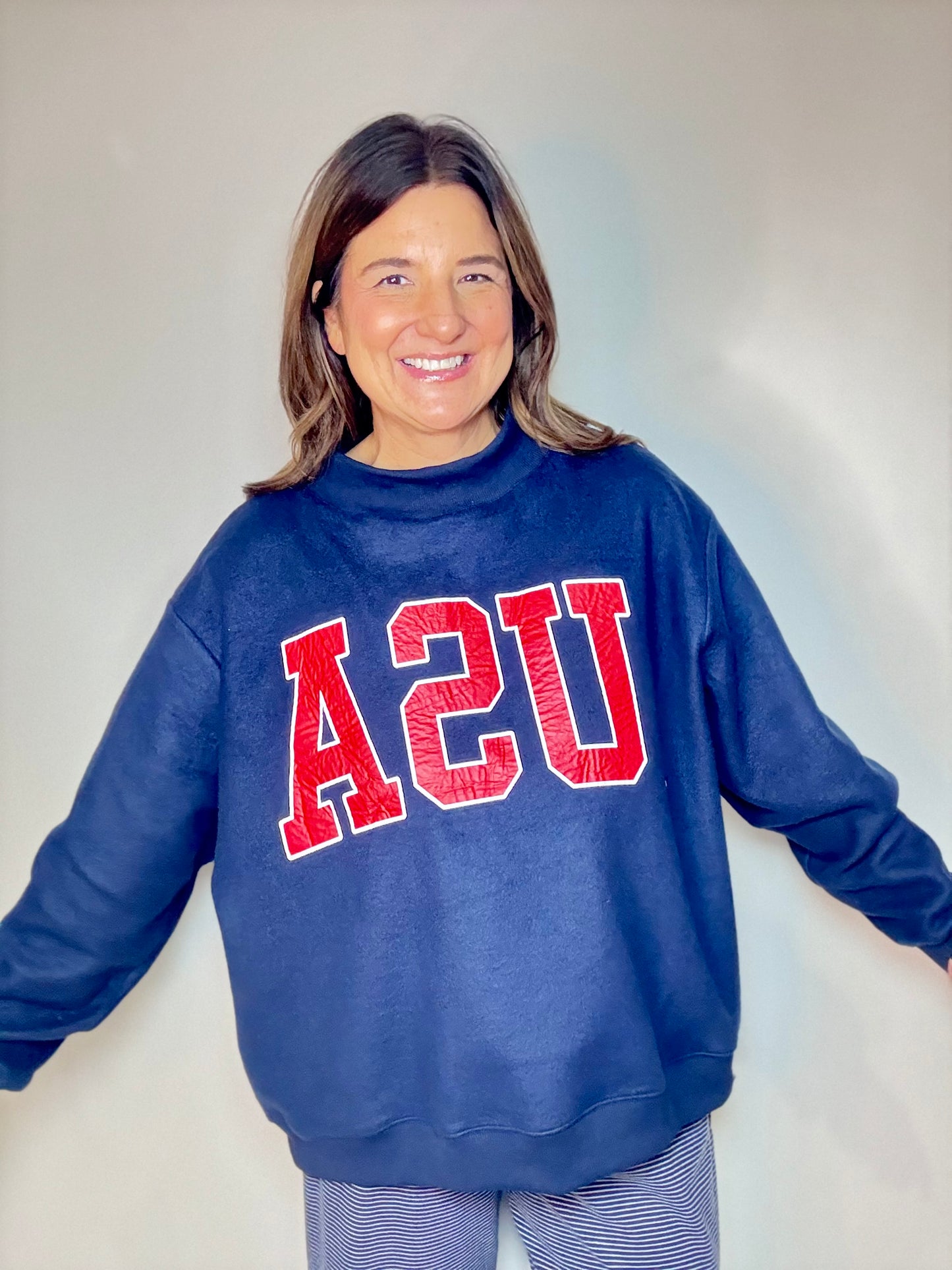 USA Reversible Navy Sweatshirt