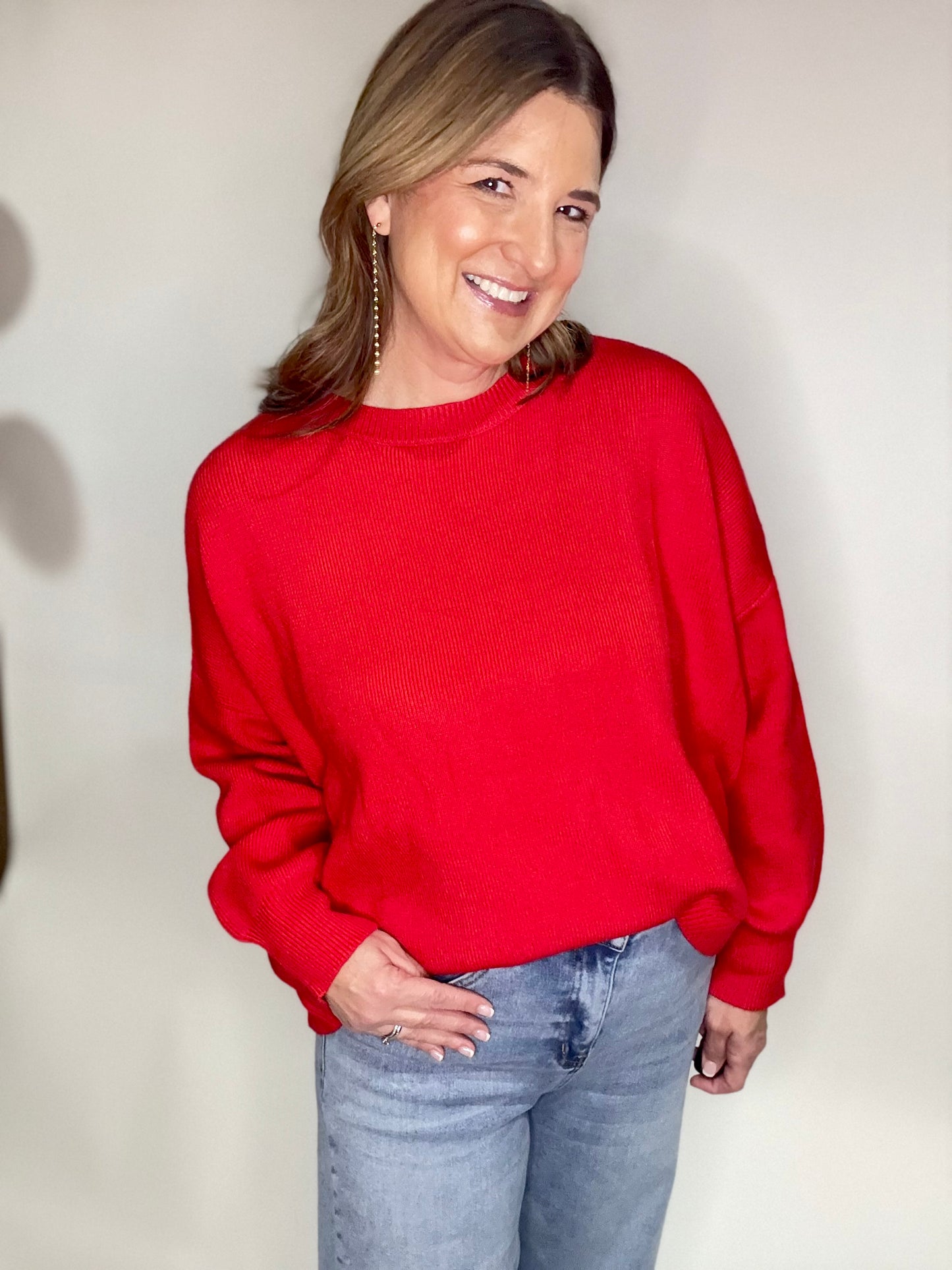 The Ruby Red Sweater