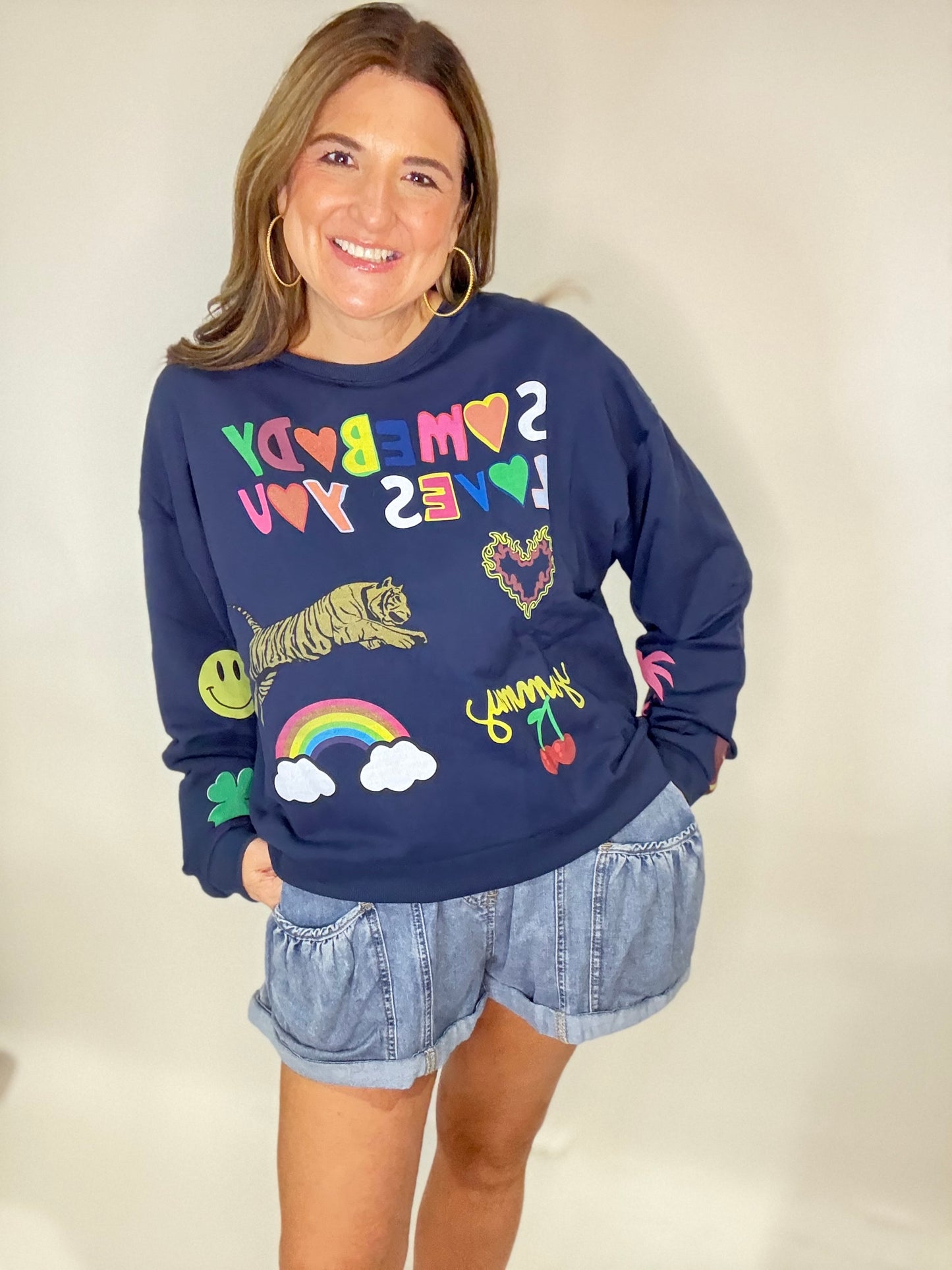 The Somebody Loves You Graphic Sweatshirt