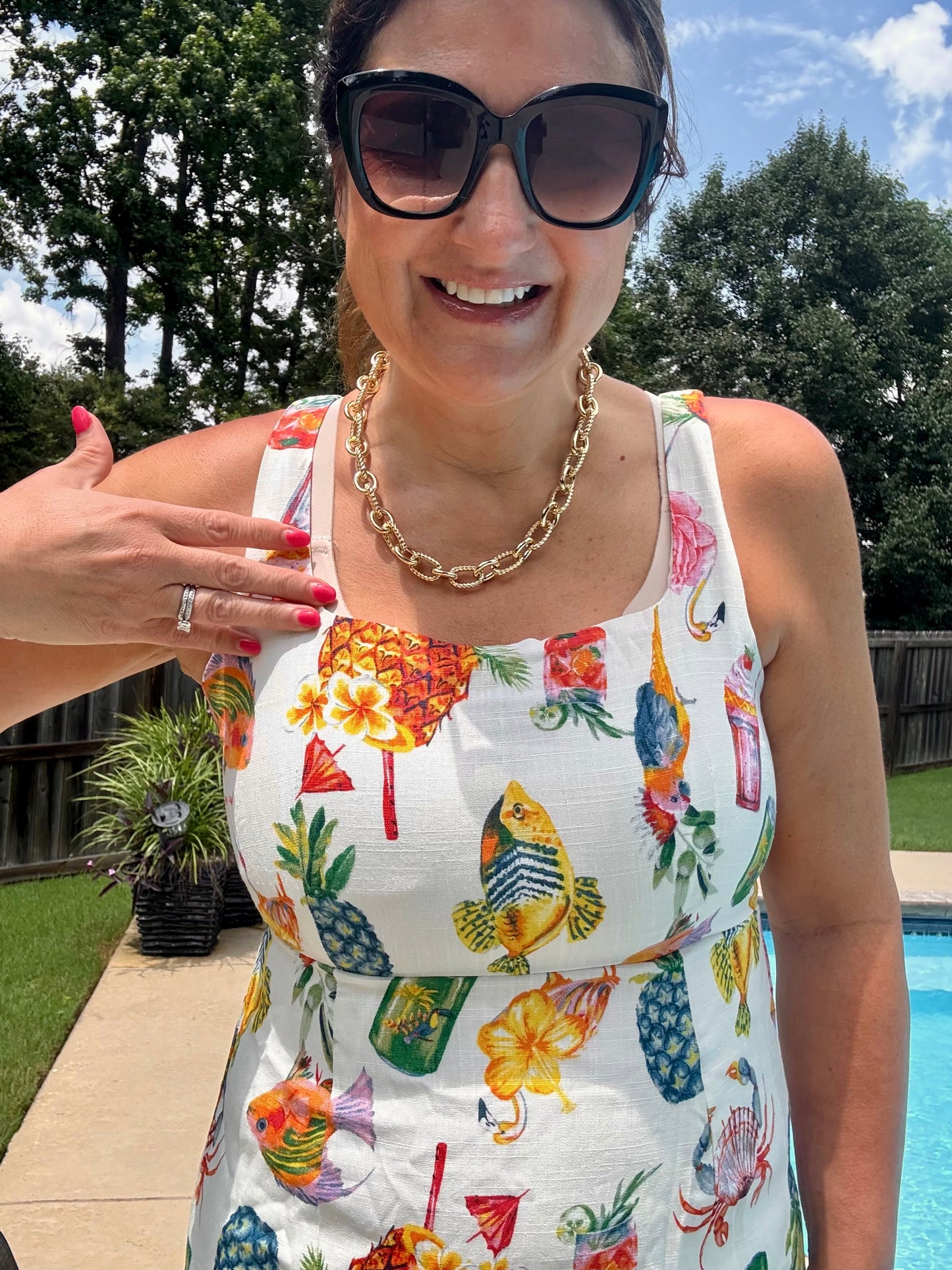 The Screaming Summer Mini Dress - Triple Charm Boutique