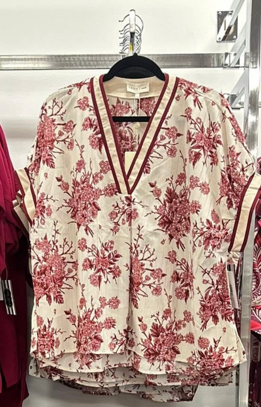 The Brick & White Floral Blouse (Pre-Sale) arriving this week
