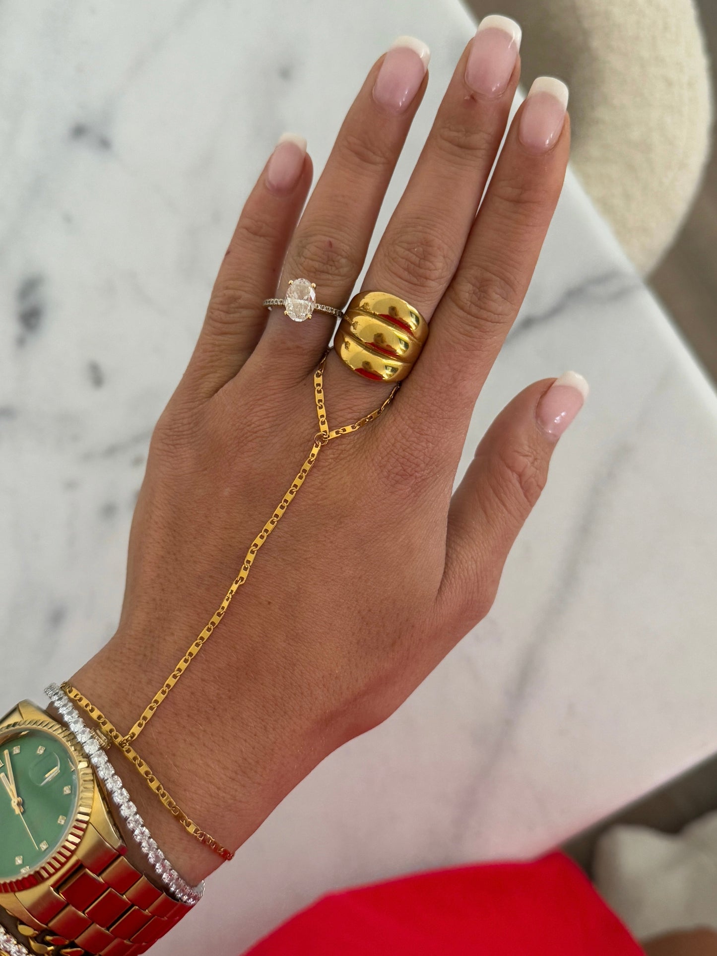GLAM HAND CHAIN - Triple Charm Boutique