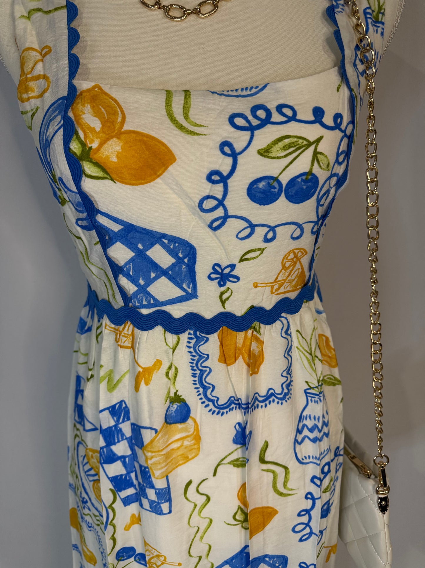The Lemon Cupcake Midi Dress - Triple Charm Boutique