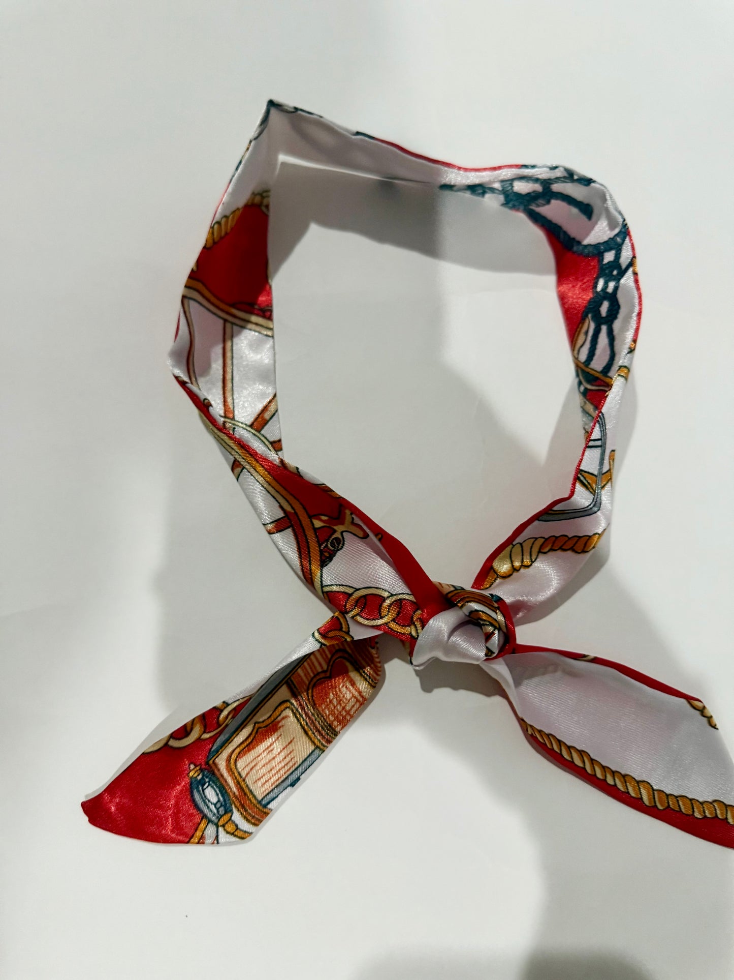 The Red Nautical Neck Scarf - Triple Charm Boutique