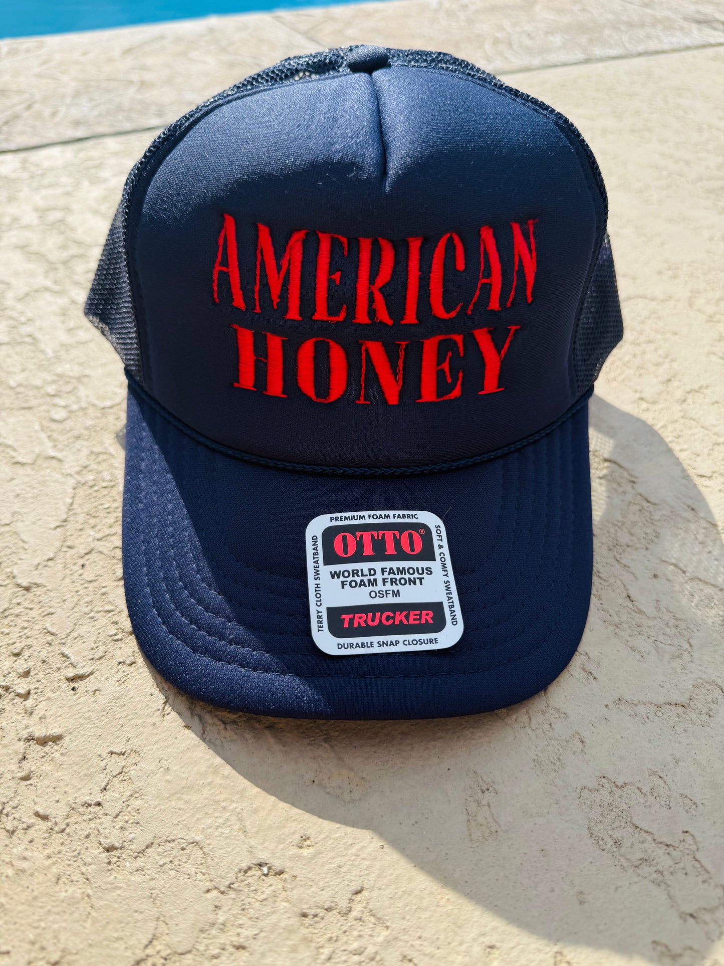 American Honey Trucker Hat - Triple Charm Boutique