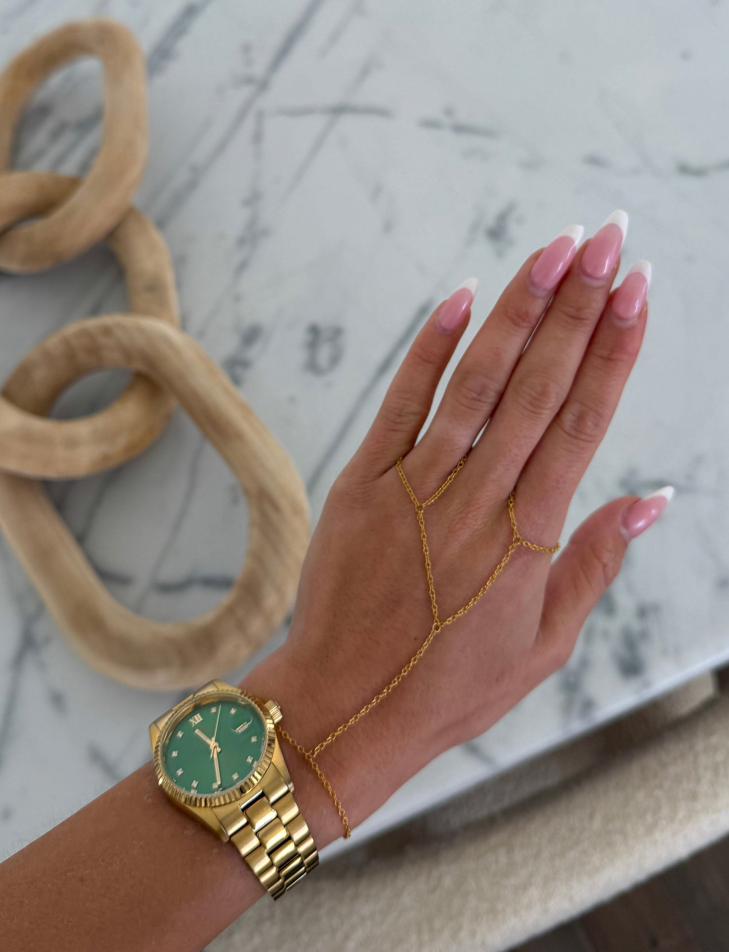 DOUBLE HAND CHAIN - Triple Charm Boutique