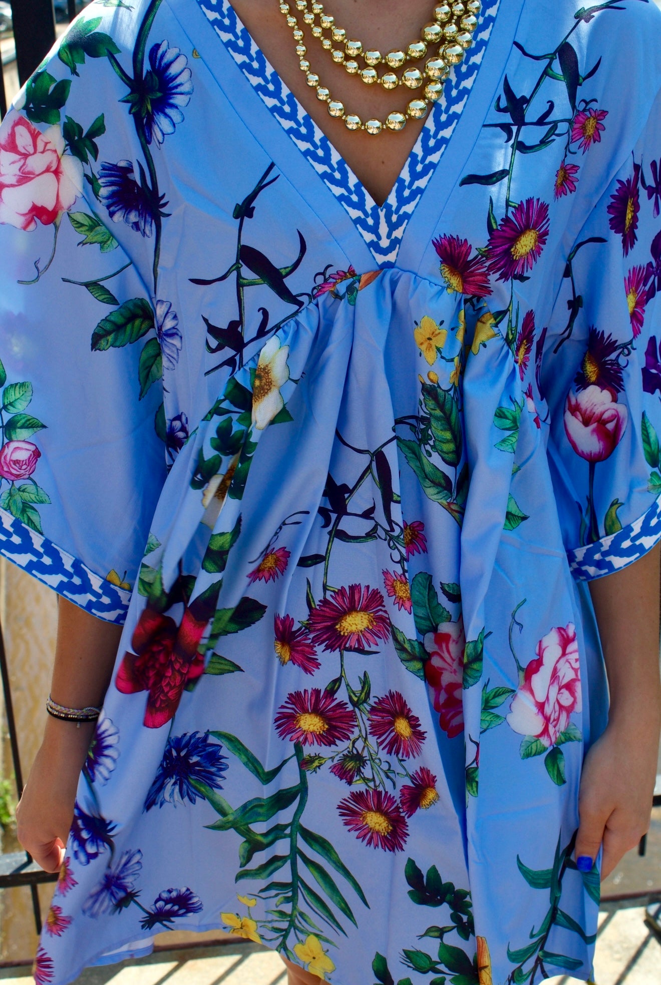 The Flower Garden Mini Dress - Triple Charm Boutique