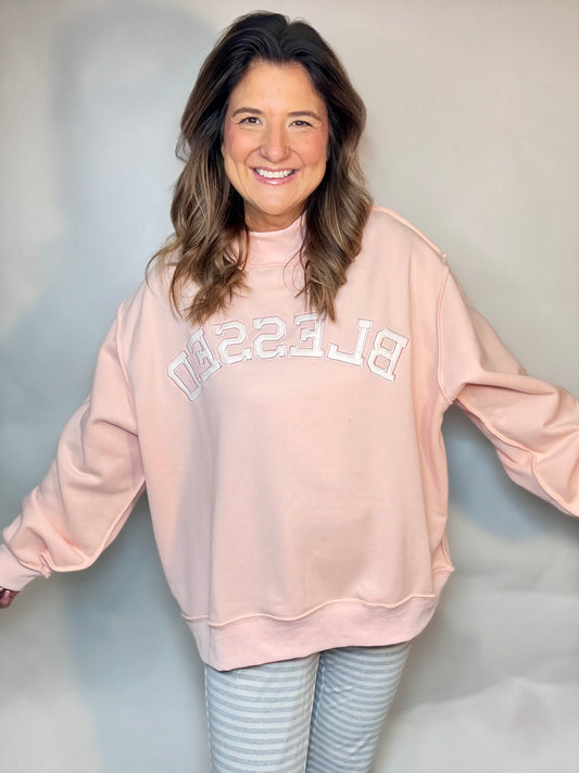 The BLESSED Peach Sweatshirt