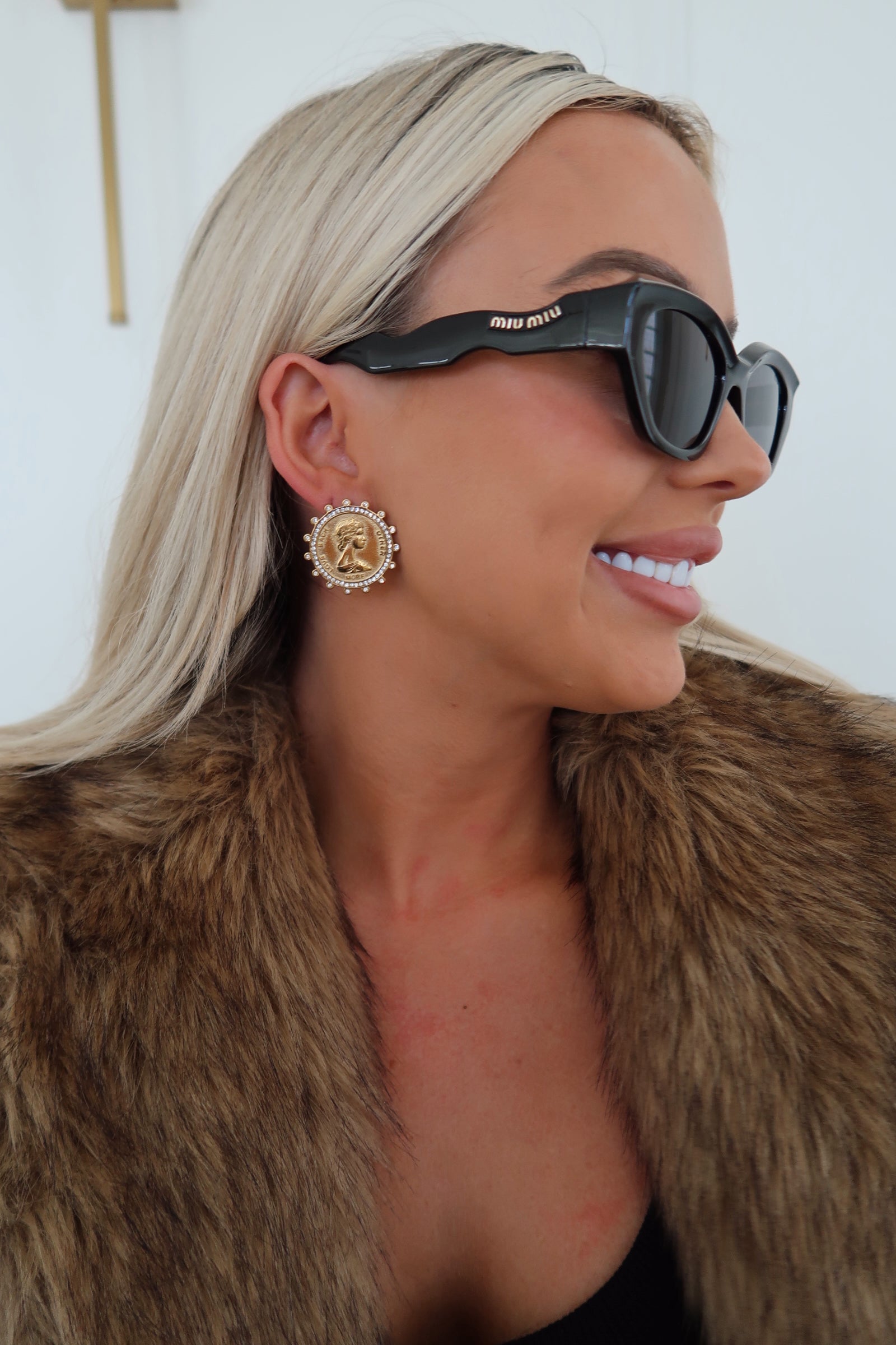 LOVE EACH OTHER MORE COIN EARRINGS ￼ - Triple Charm Boutique