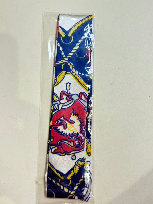 The Blue, Red, & White Tie Scarf