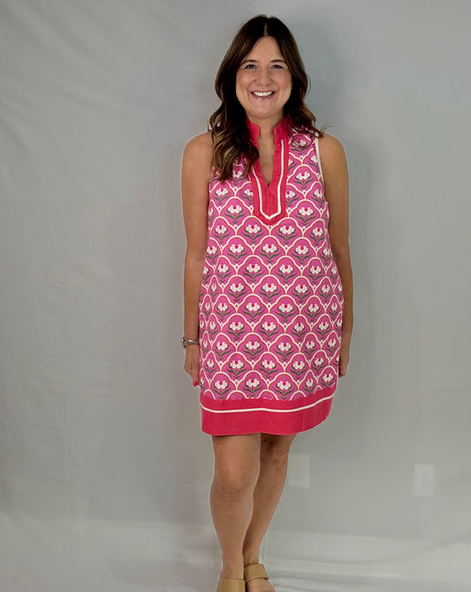 The Pink Tulip Sleeveless Shift Dress