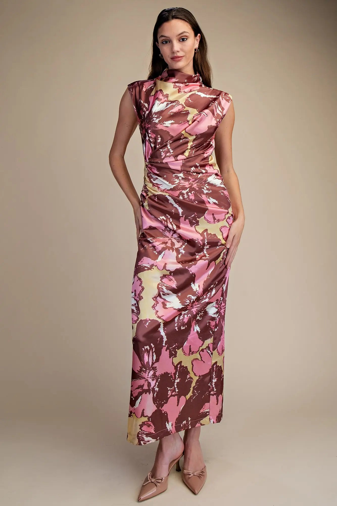 The Pink Floral Fancy Dress