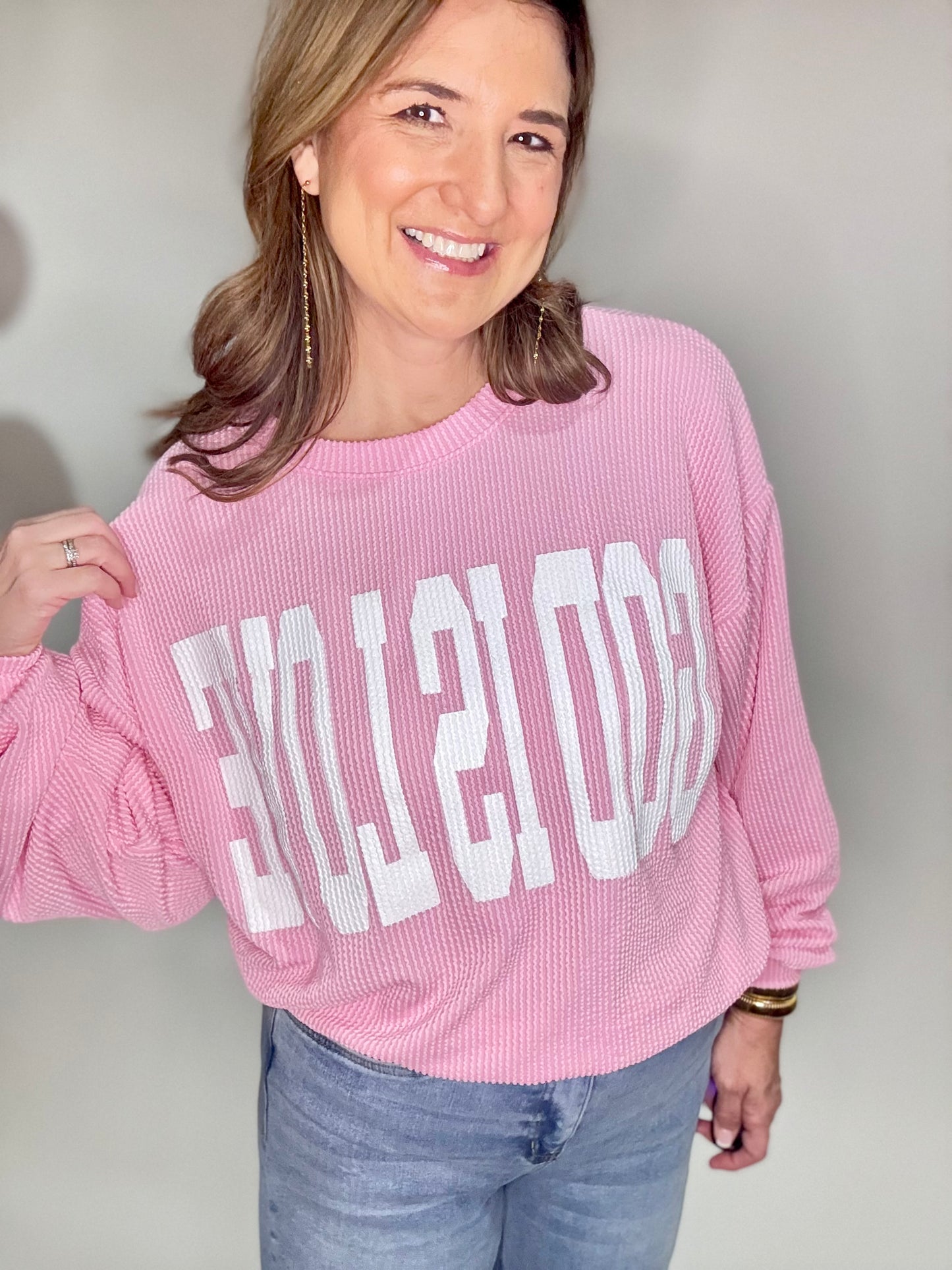 The God is Love Pink Sweatshirt