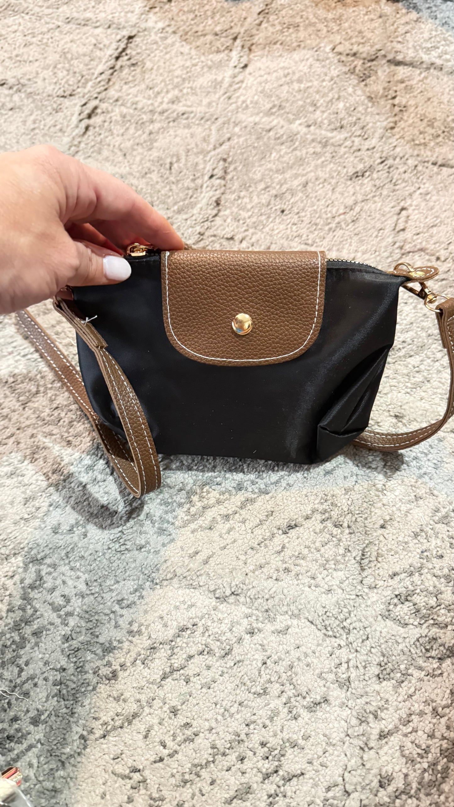 The Black Mini Cross Body Purse