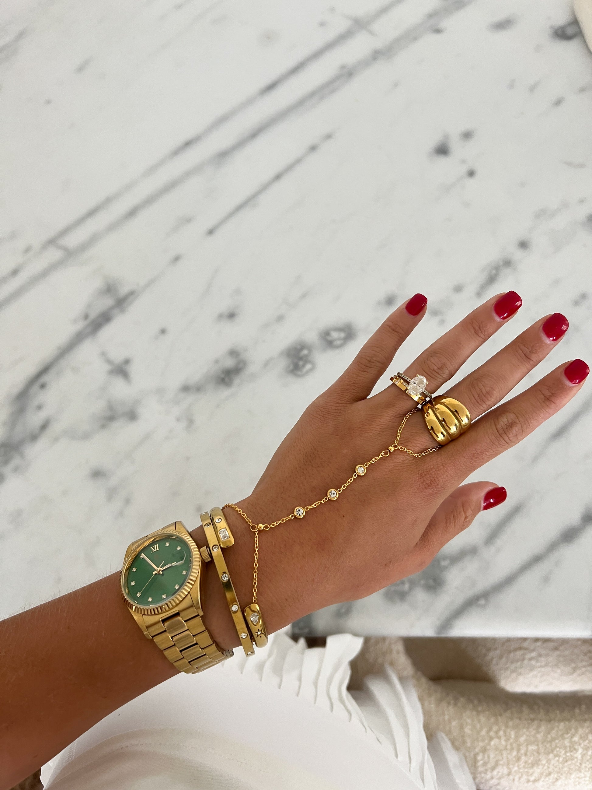LUXE HAND CHAIN - Triple Charm Boutique