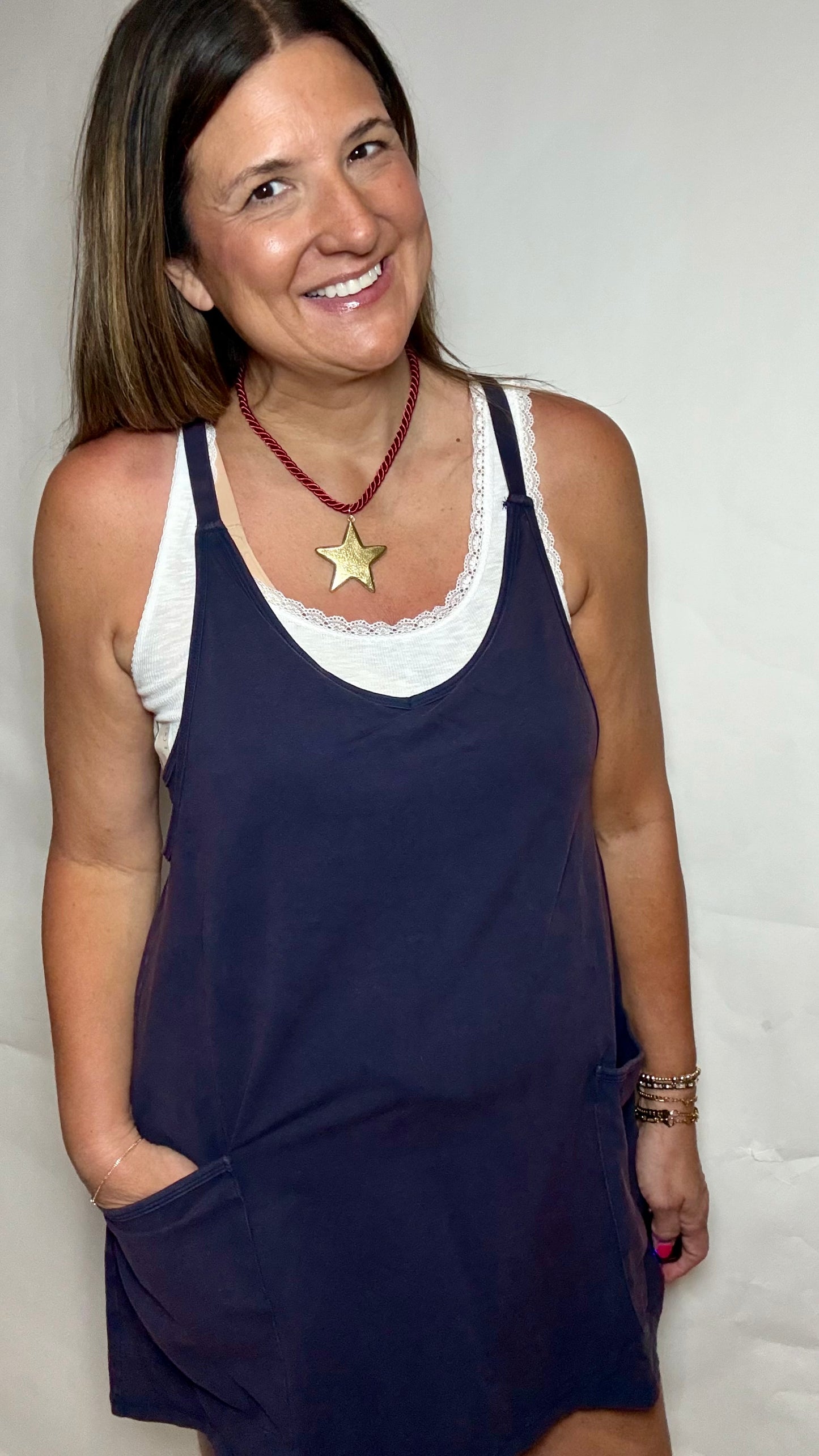 Your Everyday Navy Blue Mini Dress