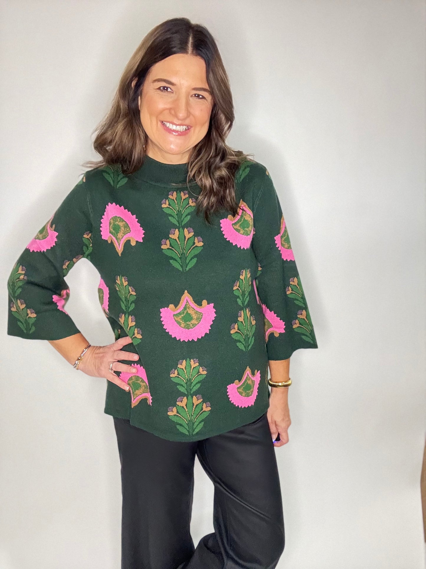 The Bold Blooms Sweater