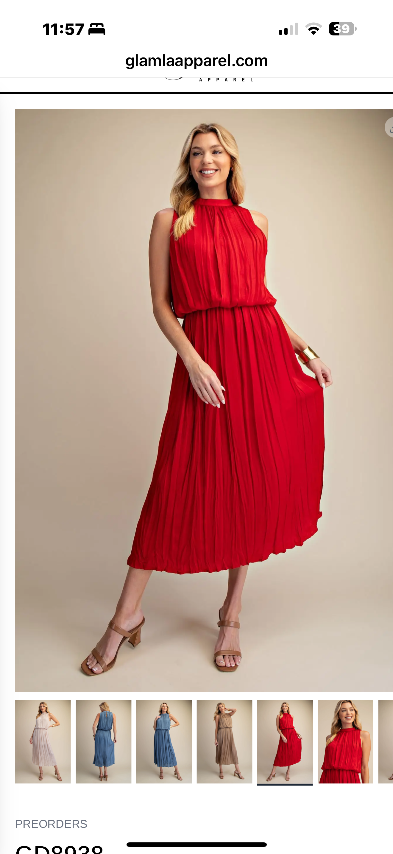 The Rosy Red Fancy Dress