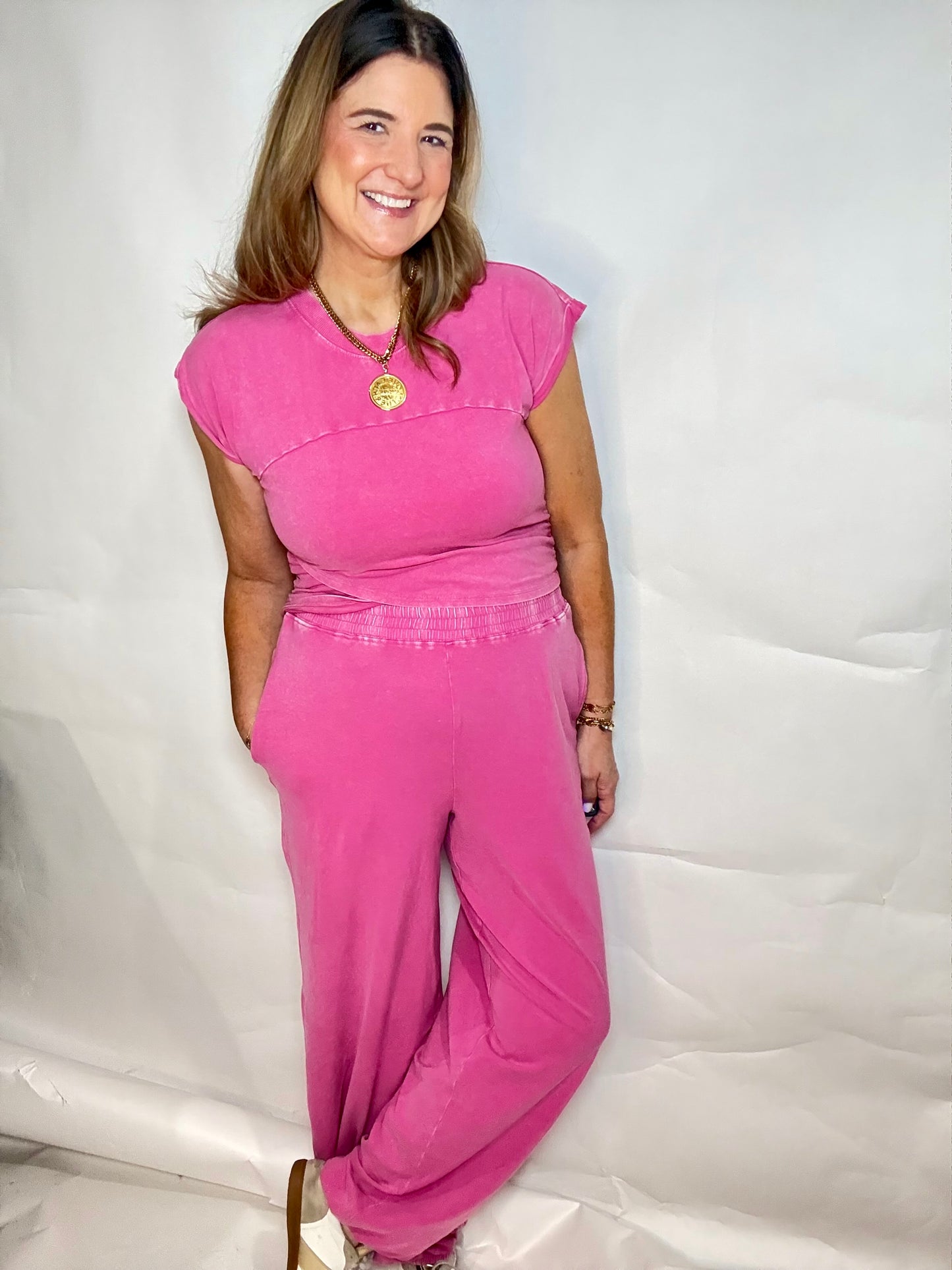Your Favorite Pink Pants Set