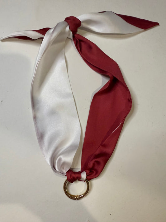 Alabama gold ring scarf necklace