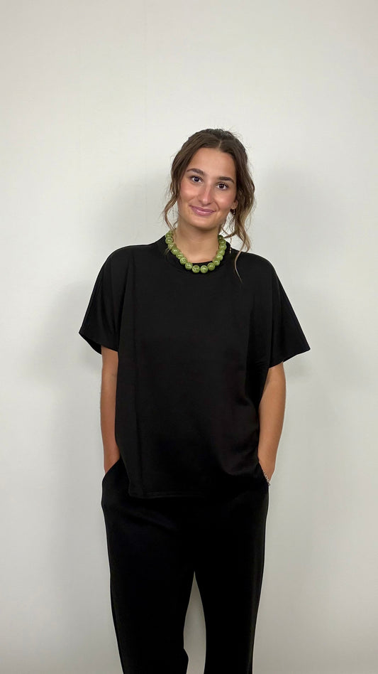 The Black Scuba Pants Set