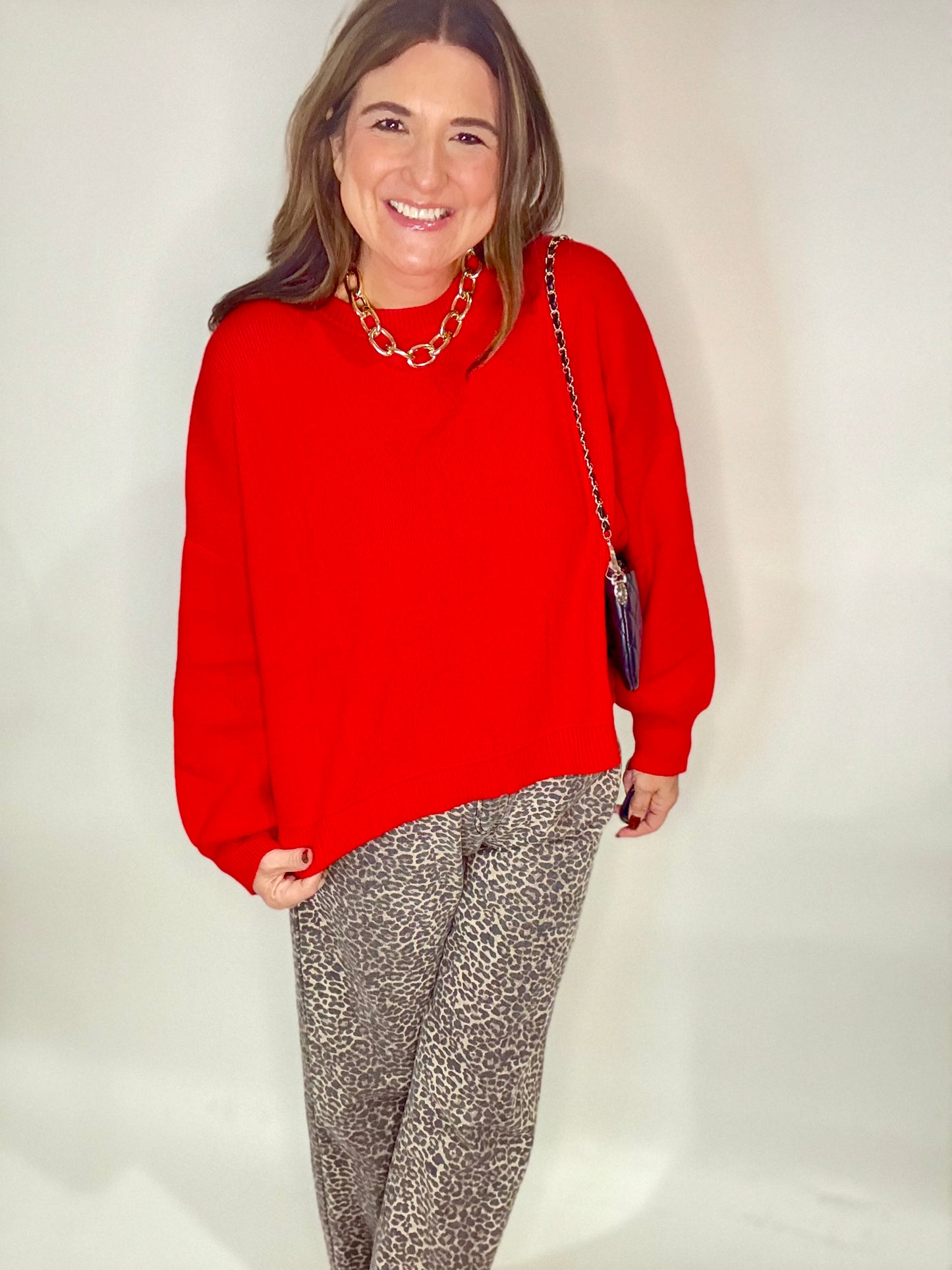 The Ruby Red Sweater