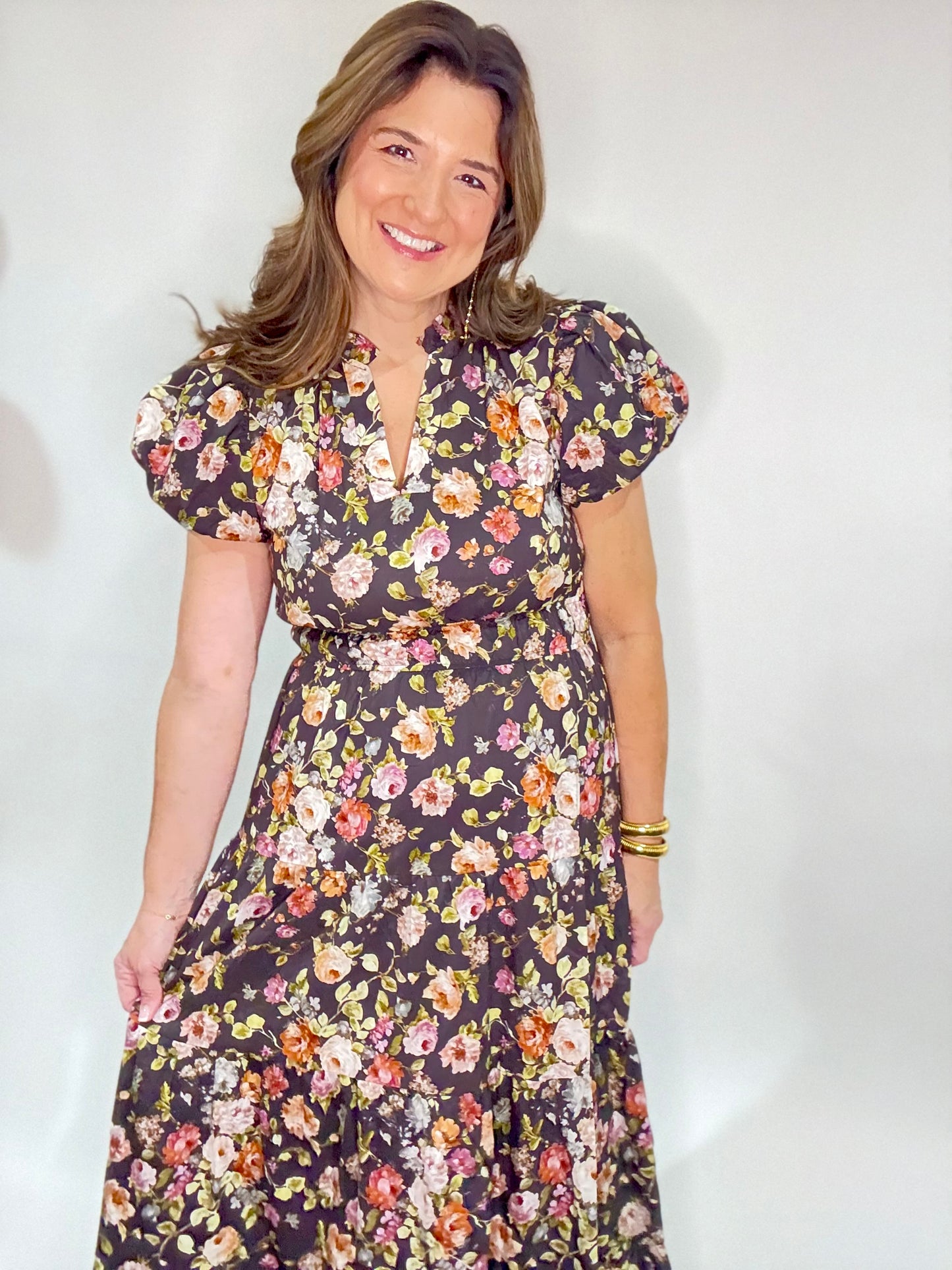 The Fancy Floral Maxi Dress