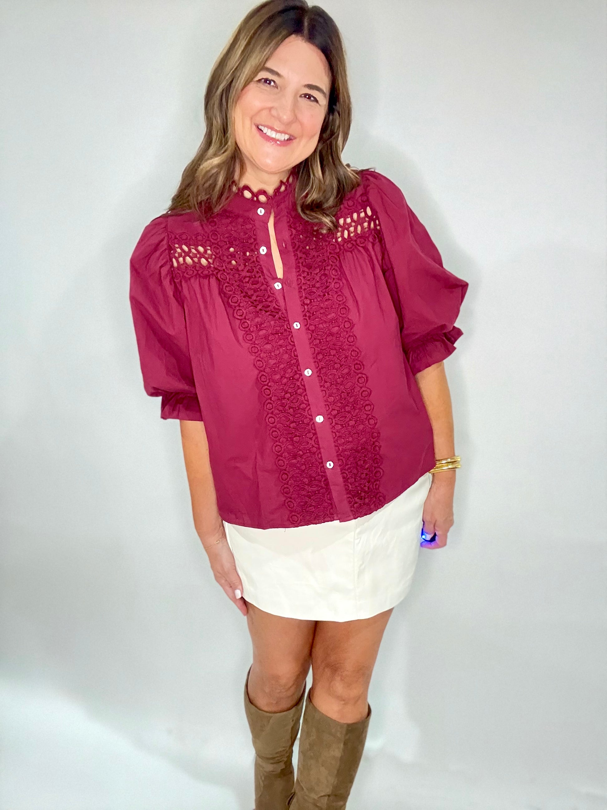 The Fancy Fall Top - Triple Charm Boutique