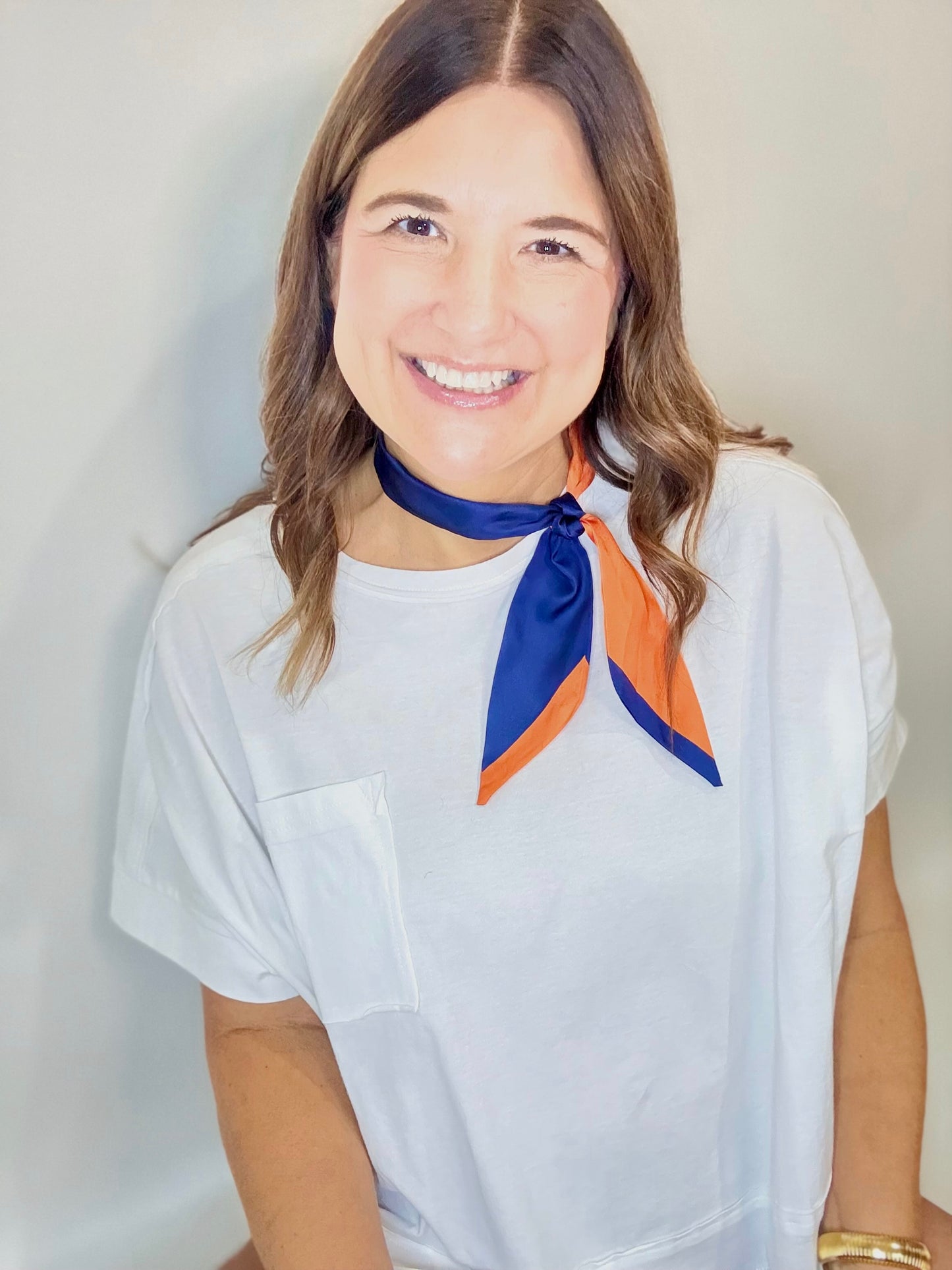 The Auburn Tie Scarf - Triple Charm Boutique