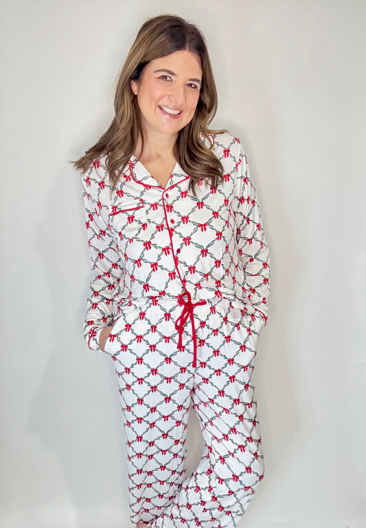 The Mary Square Christmas Wreath Pajama's
