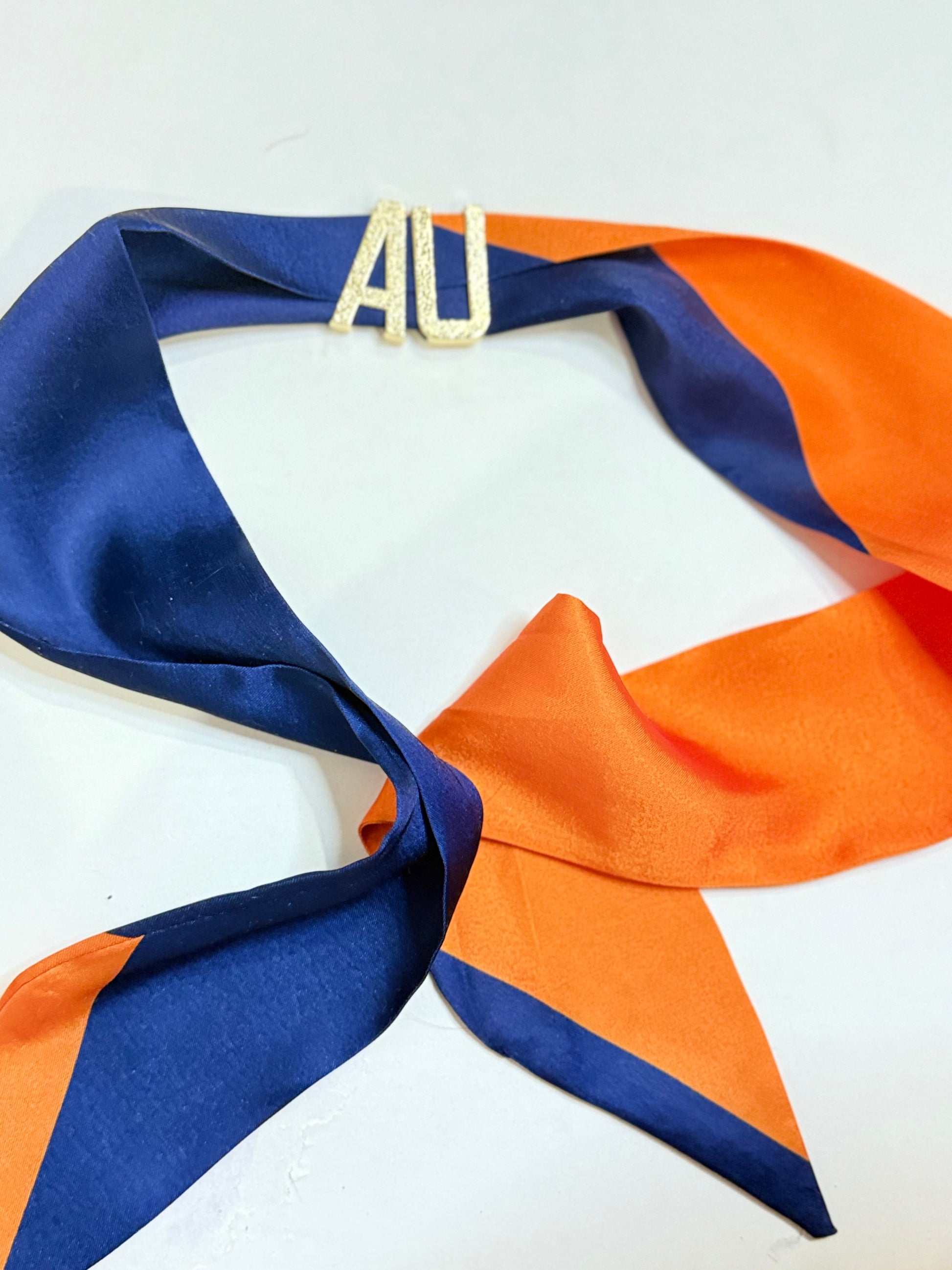 The Auburn Tie Scarf - Triple Charm Boutique
