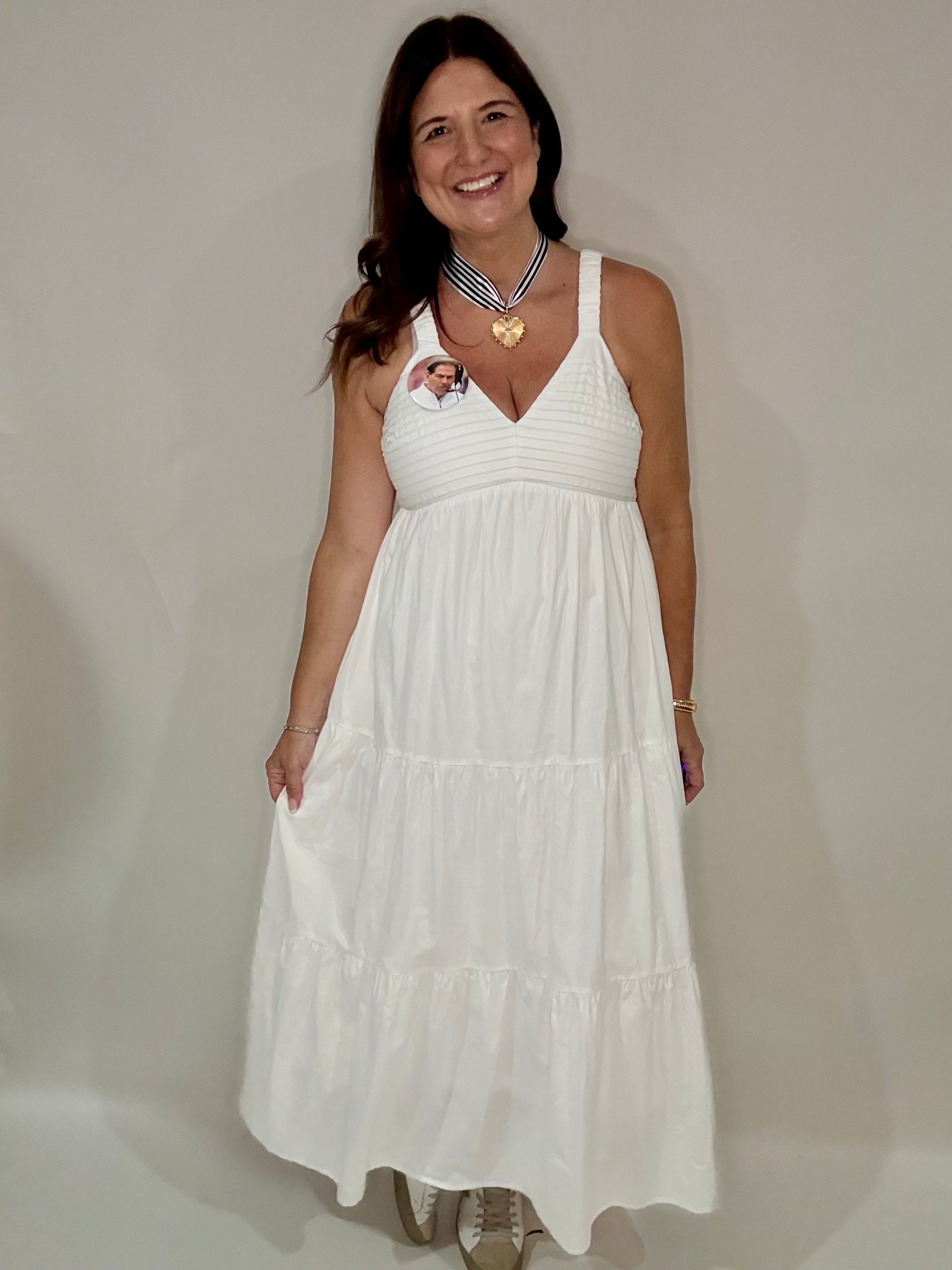 Lilly White Maxi Dress - Triple Charm Boutique