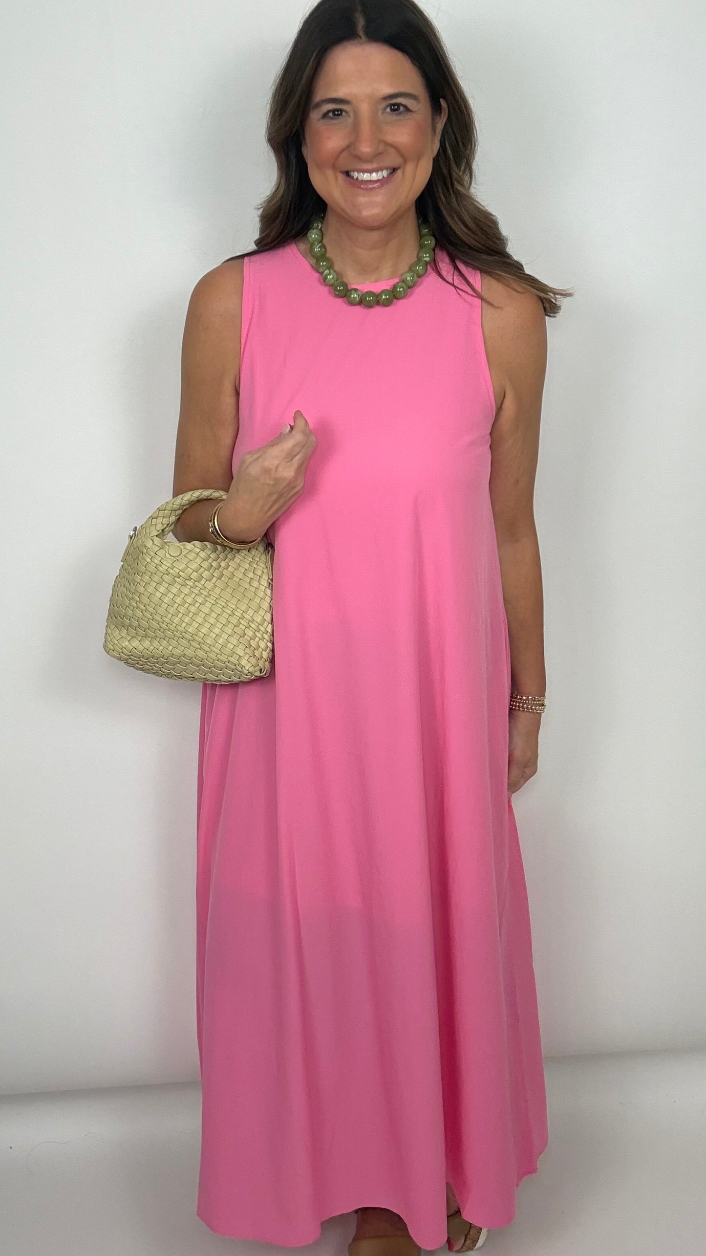 The Hot Pink Maxi Dress