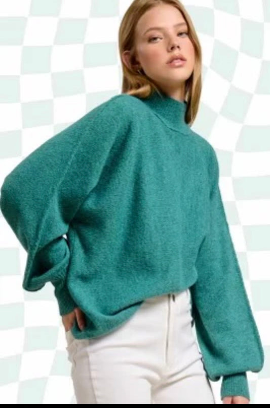 Robin egg sweater - Triple Charm Boutique