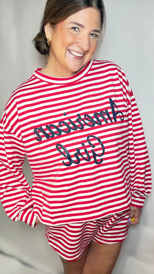 The American Girl Striped  Shirt