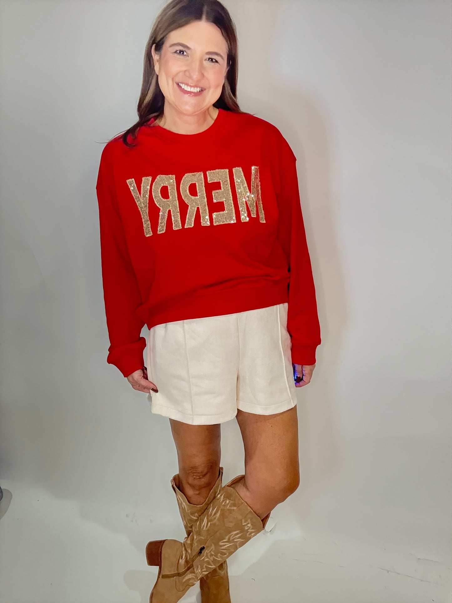 The Merry Sequin Sweatshirt