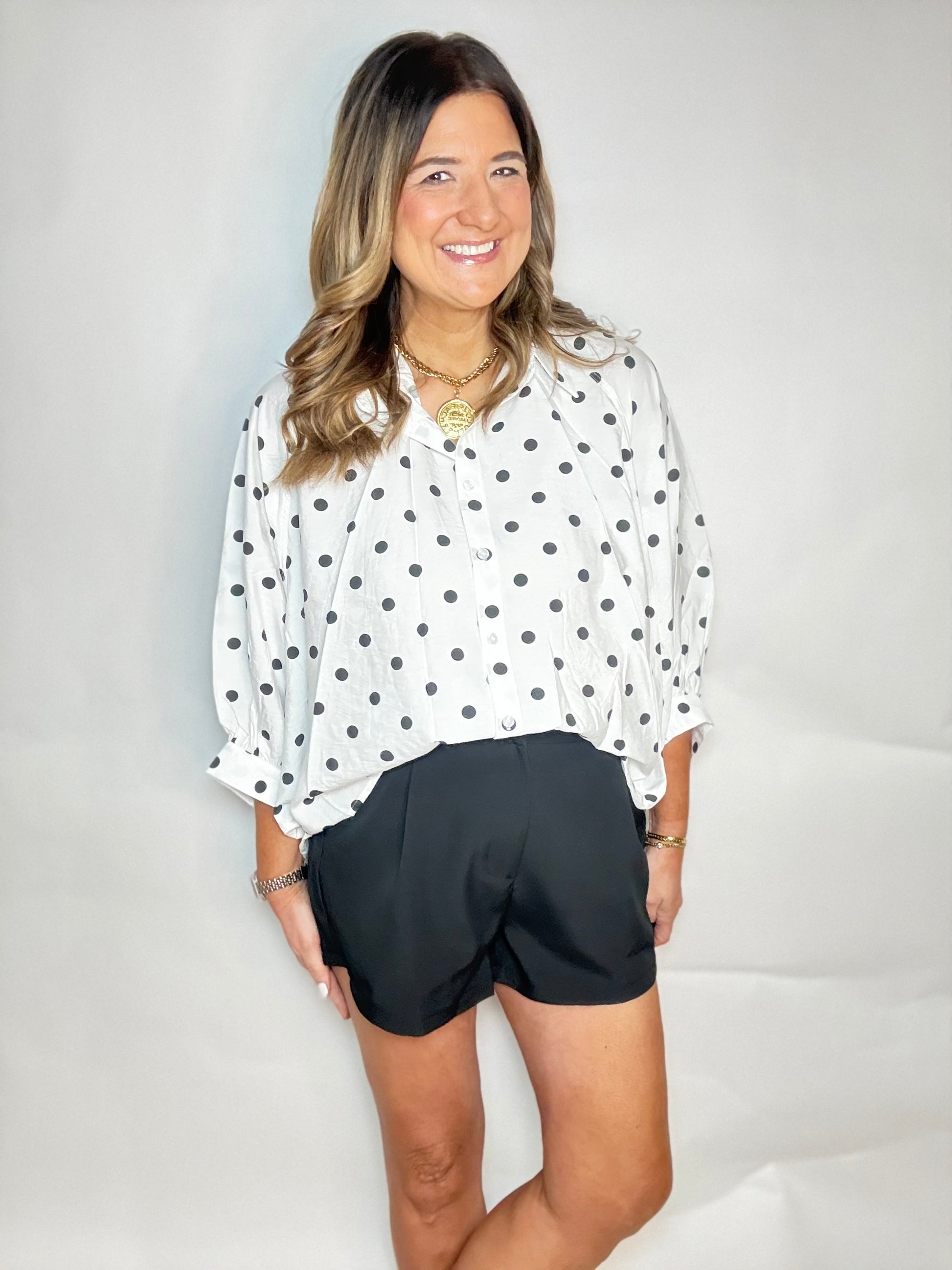 Dressy Day Black Shorts - Triple Charm Boutique