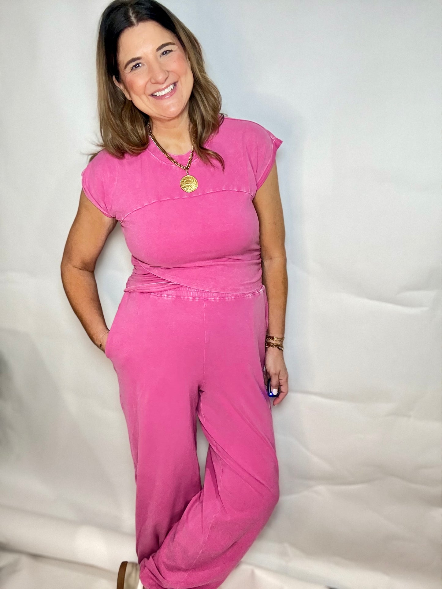 Your Favorite Pink Pants Set