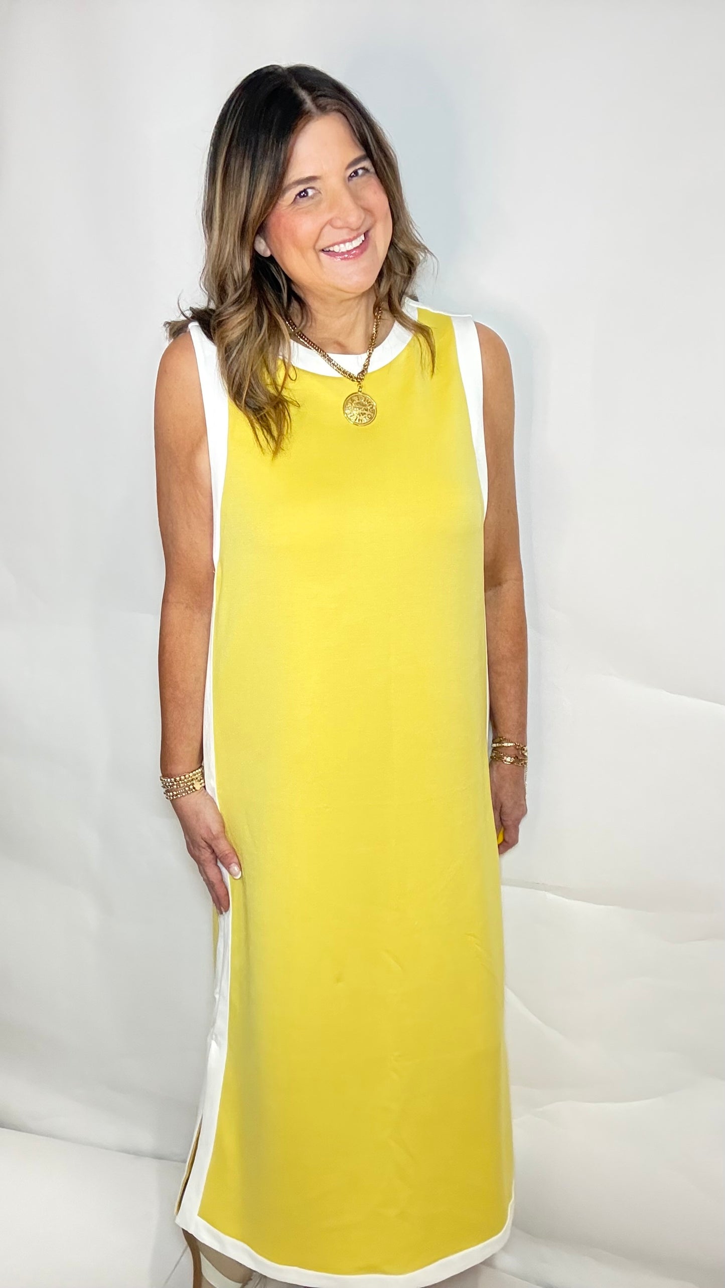 The Yellow  Midi Dress